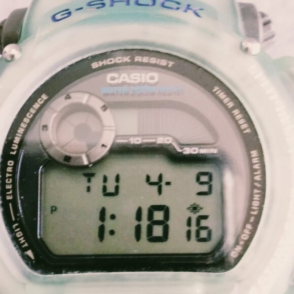 CASIO G-Shock DW004S-2V 1627 men's G-LIDE Blue "Rocky Point" new battery! - Picture 7 of 11